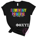 CUSTOM - Elementary Principal New Caney ISD w/ Greek Letters on Sleeve