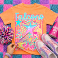Falcons Neon Preppy Striped Youth