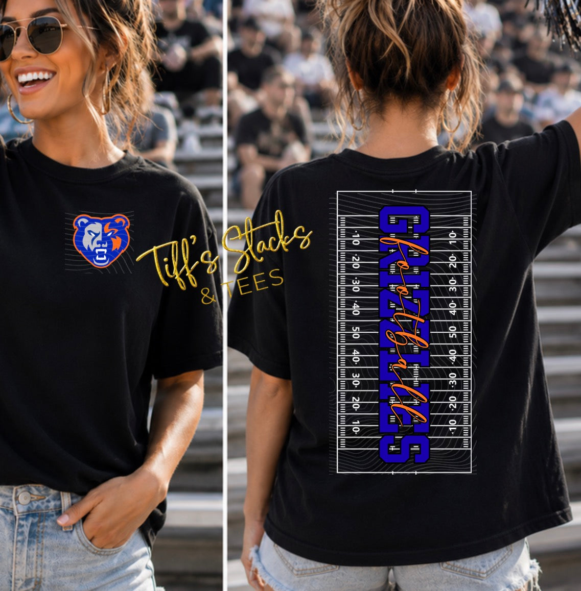 Grizzlies Football Front/Back