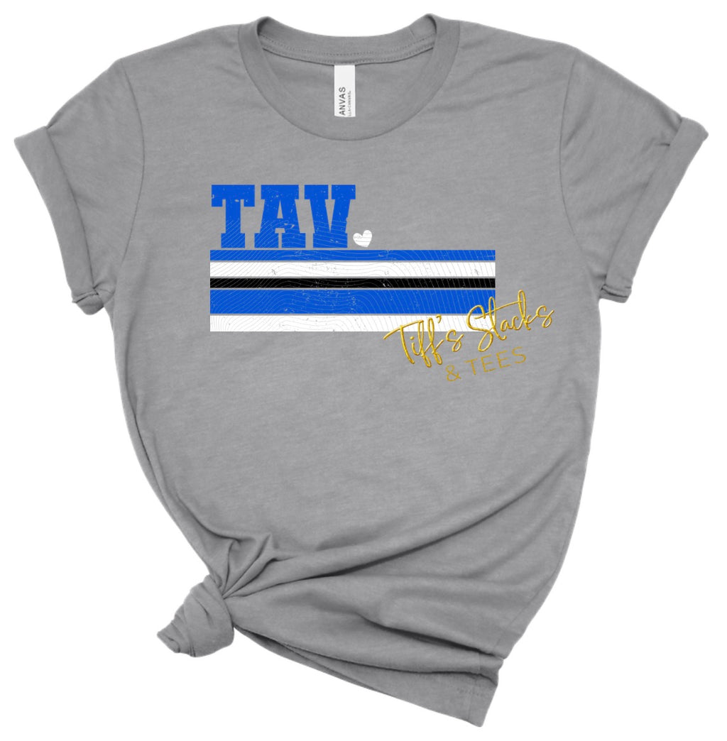 TAV Volleyball Retro w/ Varsity Letters Youth