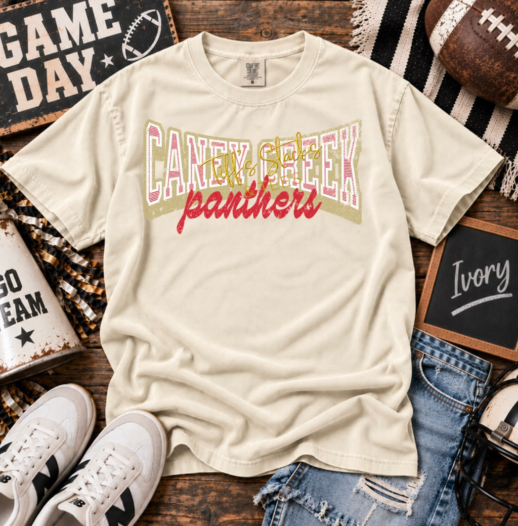 Caney Creek Panthers Vintage Striped