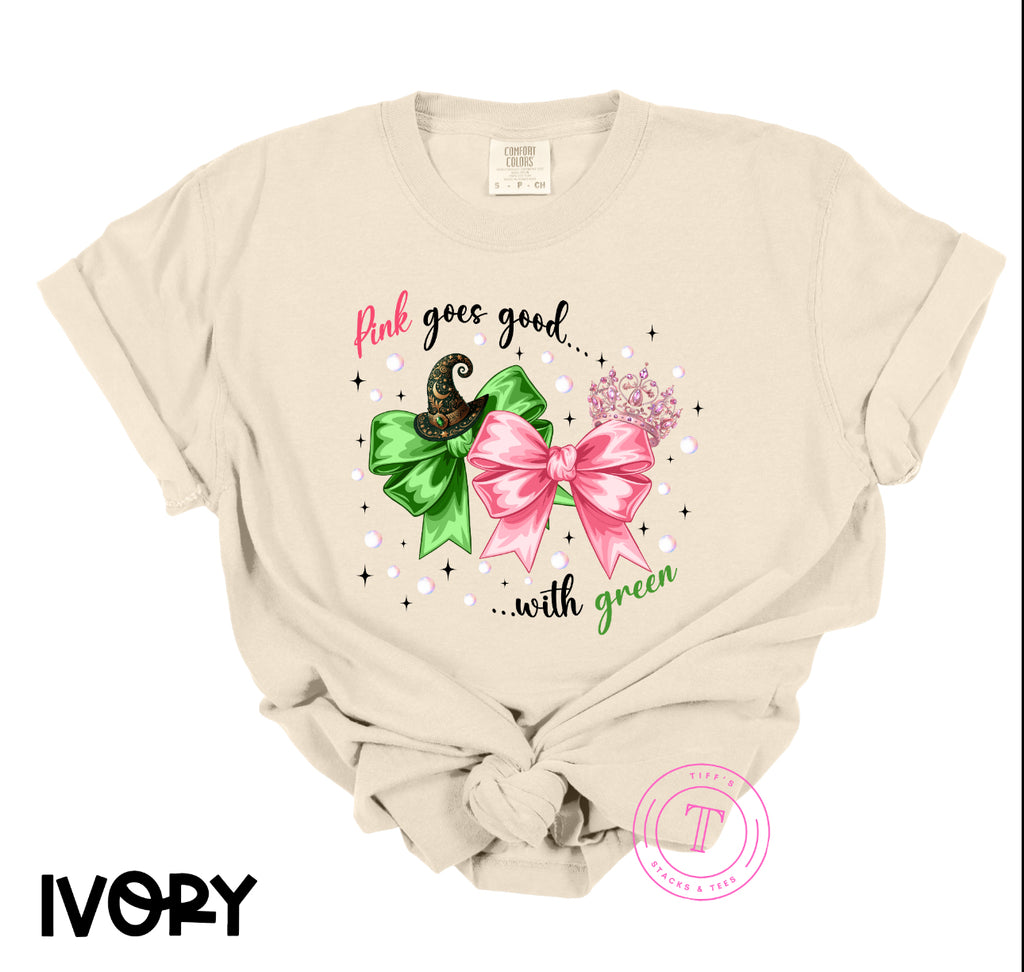 Wicked Pink Goes Good with Green Coquette