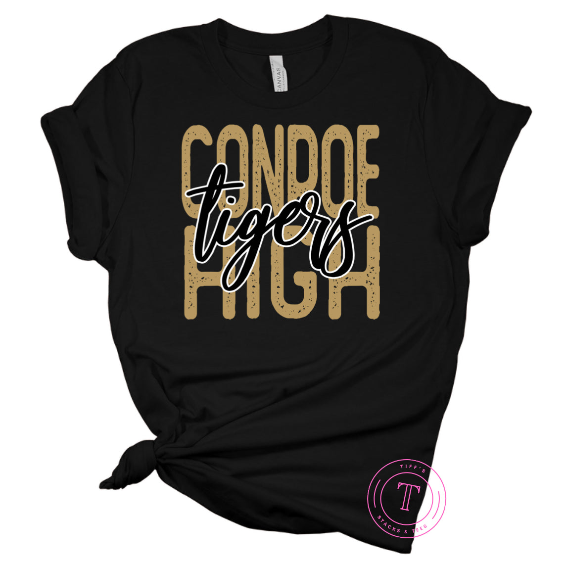 Conroe High Tigers Grunge