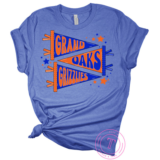 Grand Oaks Grizzlies Pennant Flags