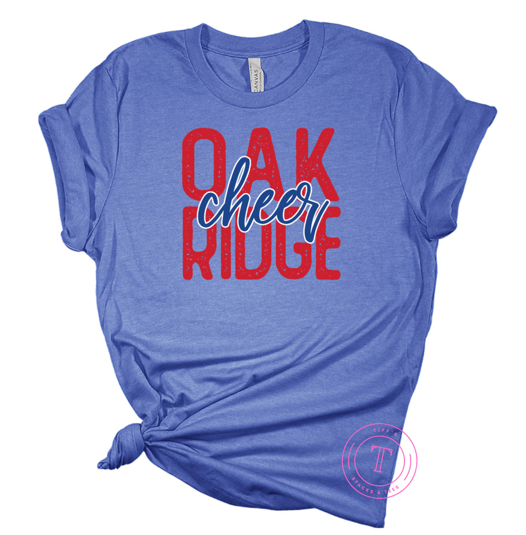 Oak Ridge Cheer Grunge