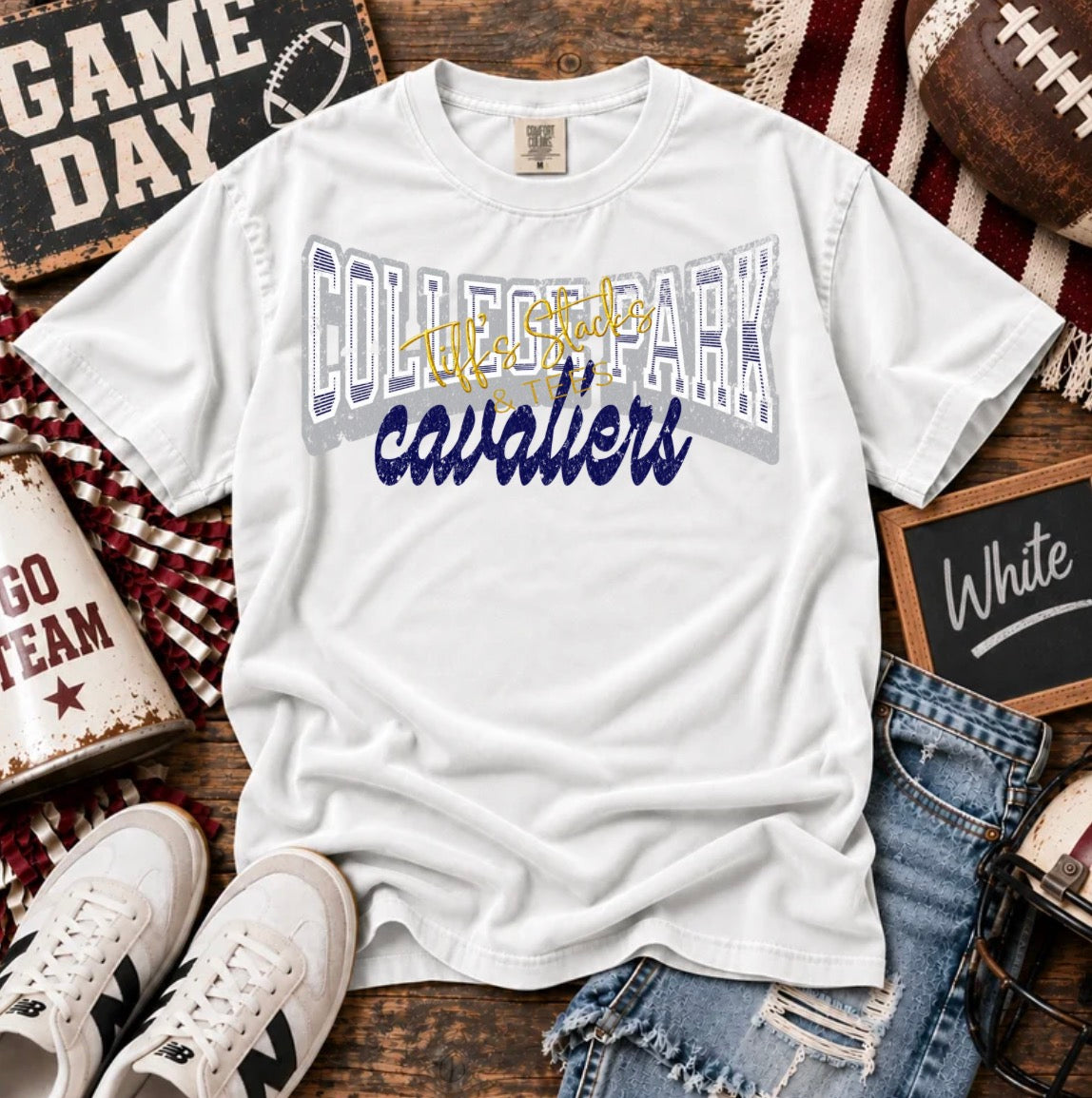 College Park Cavaliers Vintage Striped