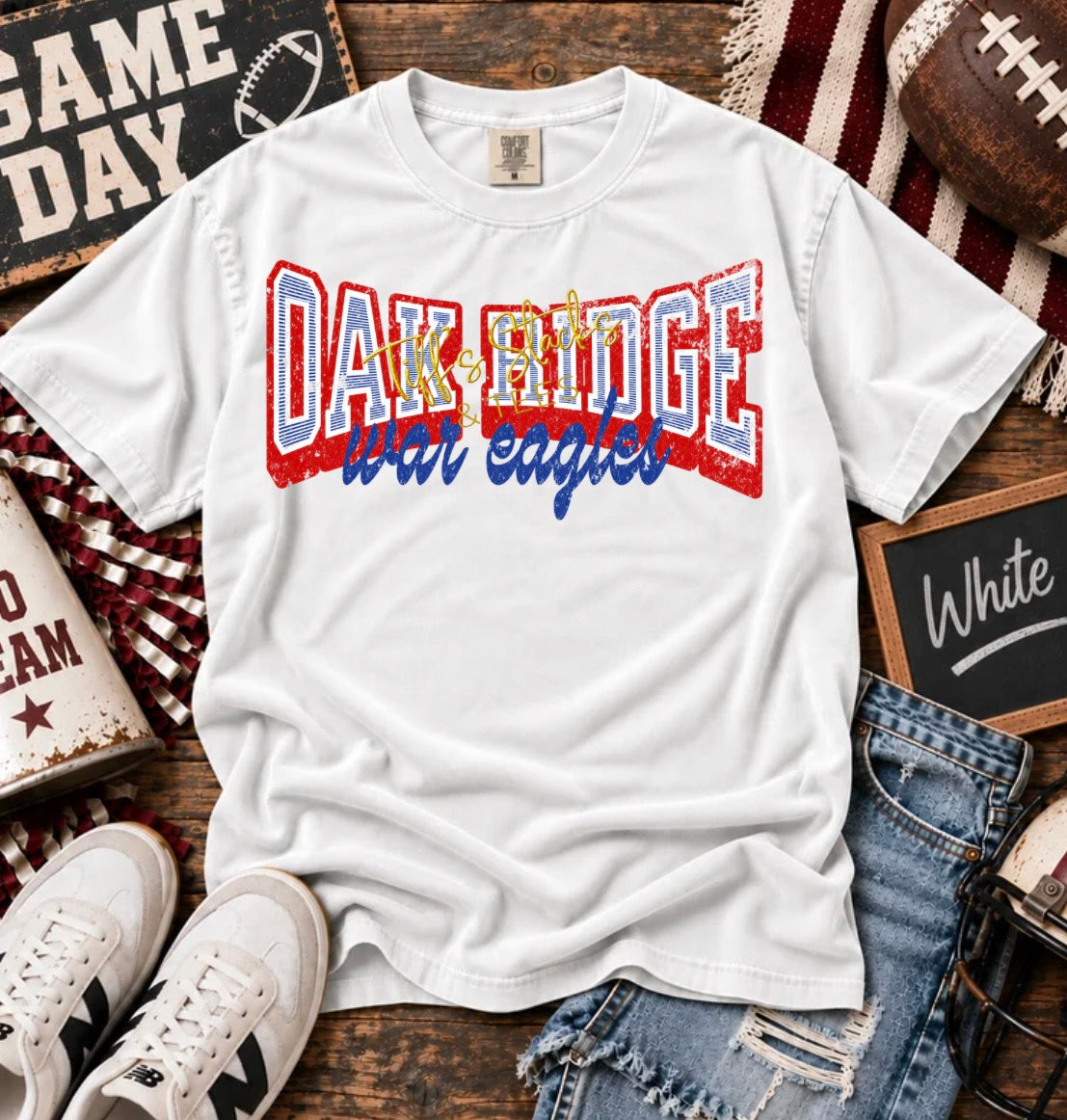 Oak Ridge War Eagles Vintage Striped