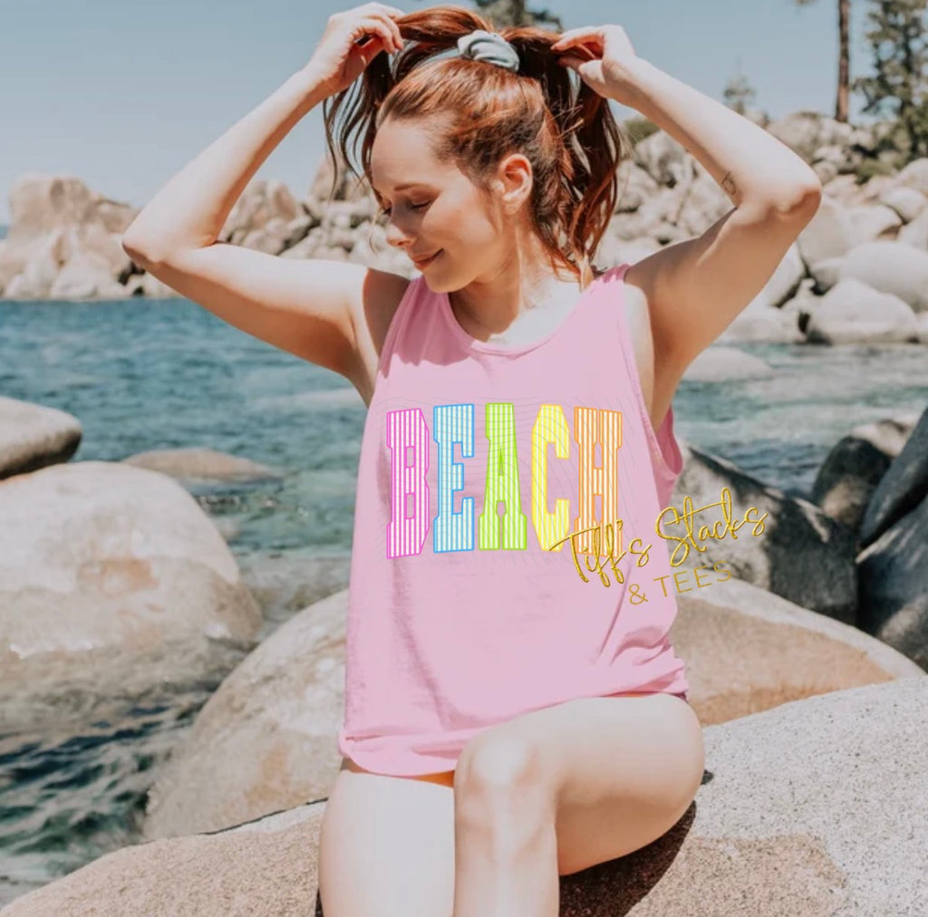 Beach Stripe Neon