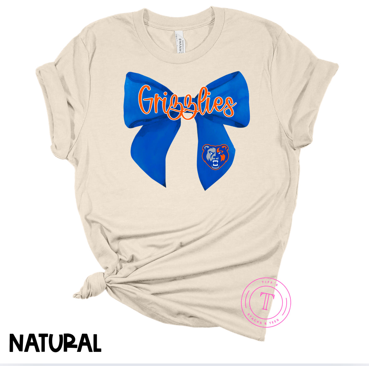 Grizzlies Coquette Bow Youth