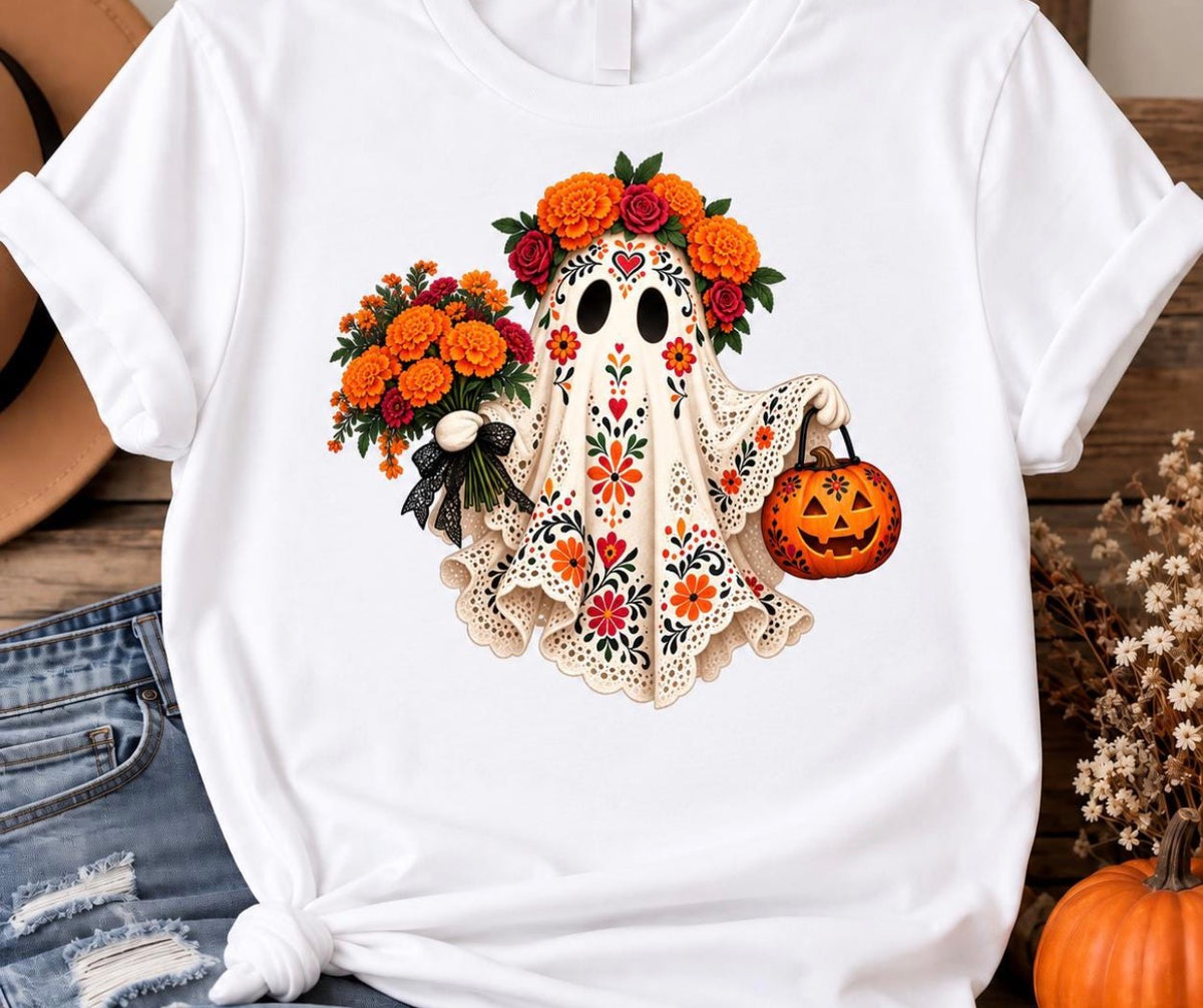Dia de Muertos Lace Ghost