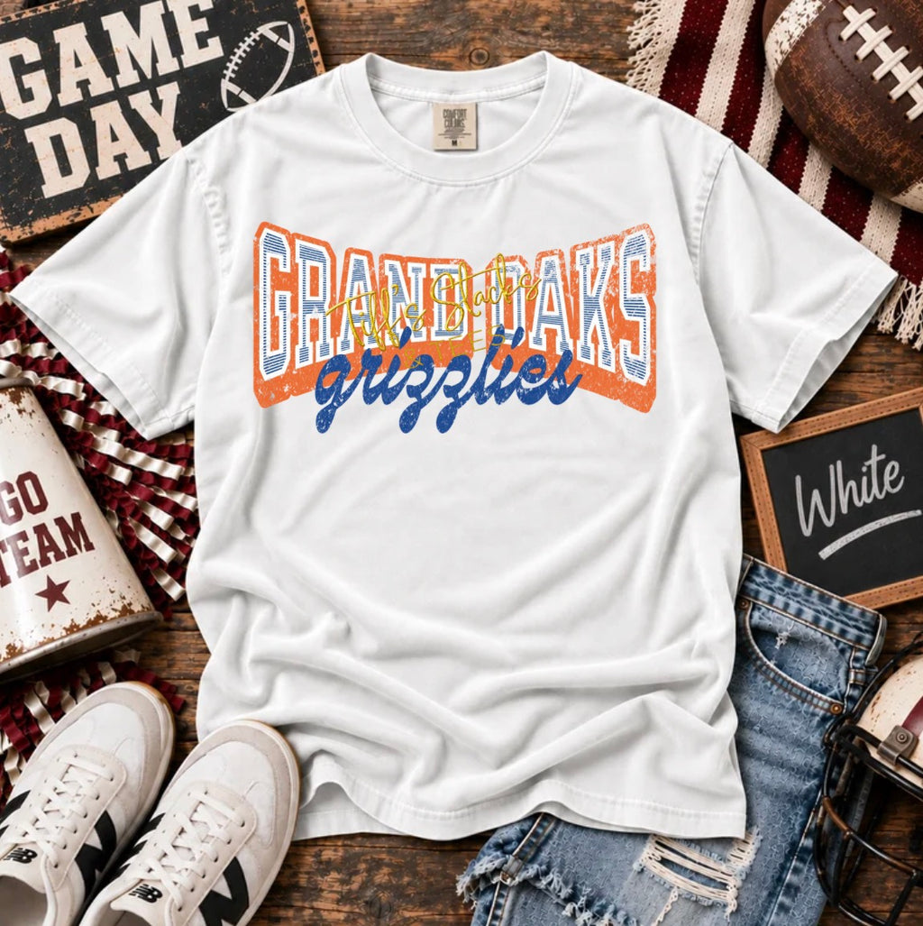 Grand Oaks Grizzlies Vintage Striped Youth