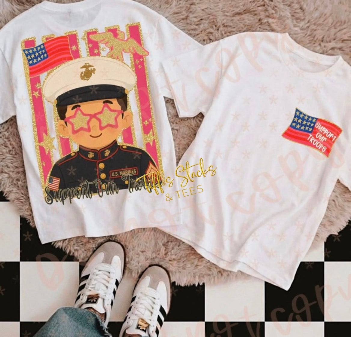 US Marines Folk Glitz