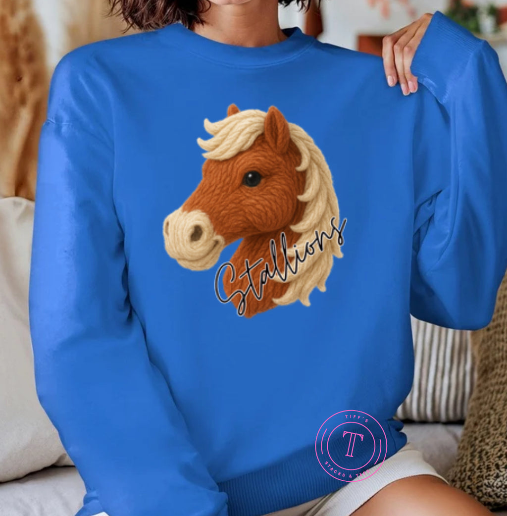 Stallions Faux Yarn Youth
