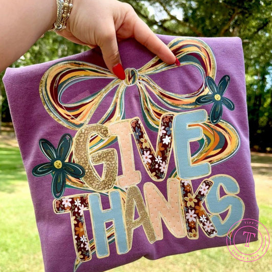 Give Thanks Preppy Coquette