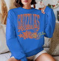 Grizzlies Football Grunge in Orange or Royal Blue