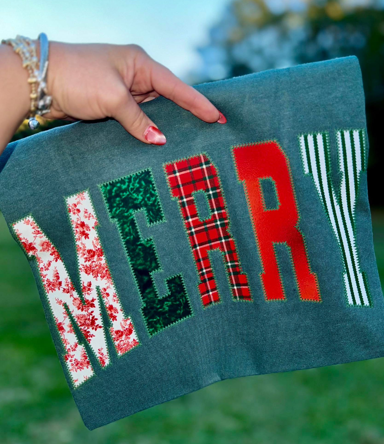 RL Plaid Merry (Red M)