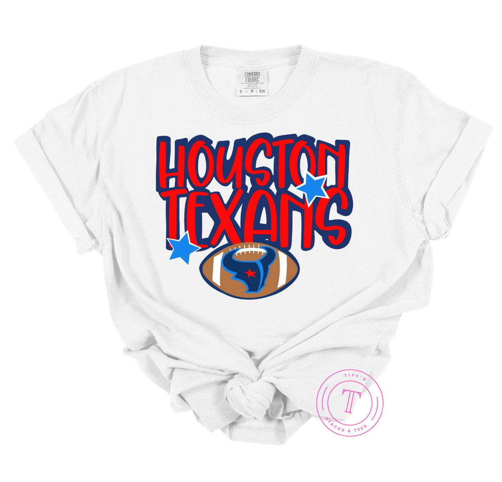 Houston Texans Football w/ Stars