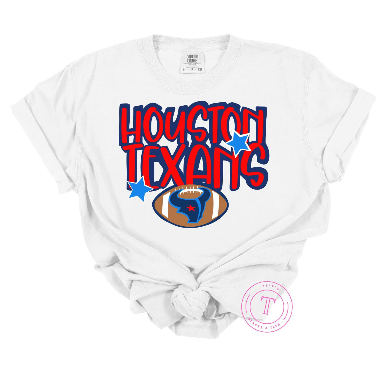 Houston Texans Football w/ Stars