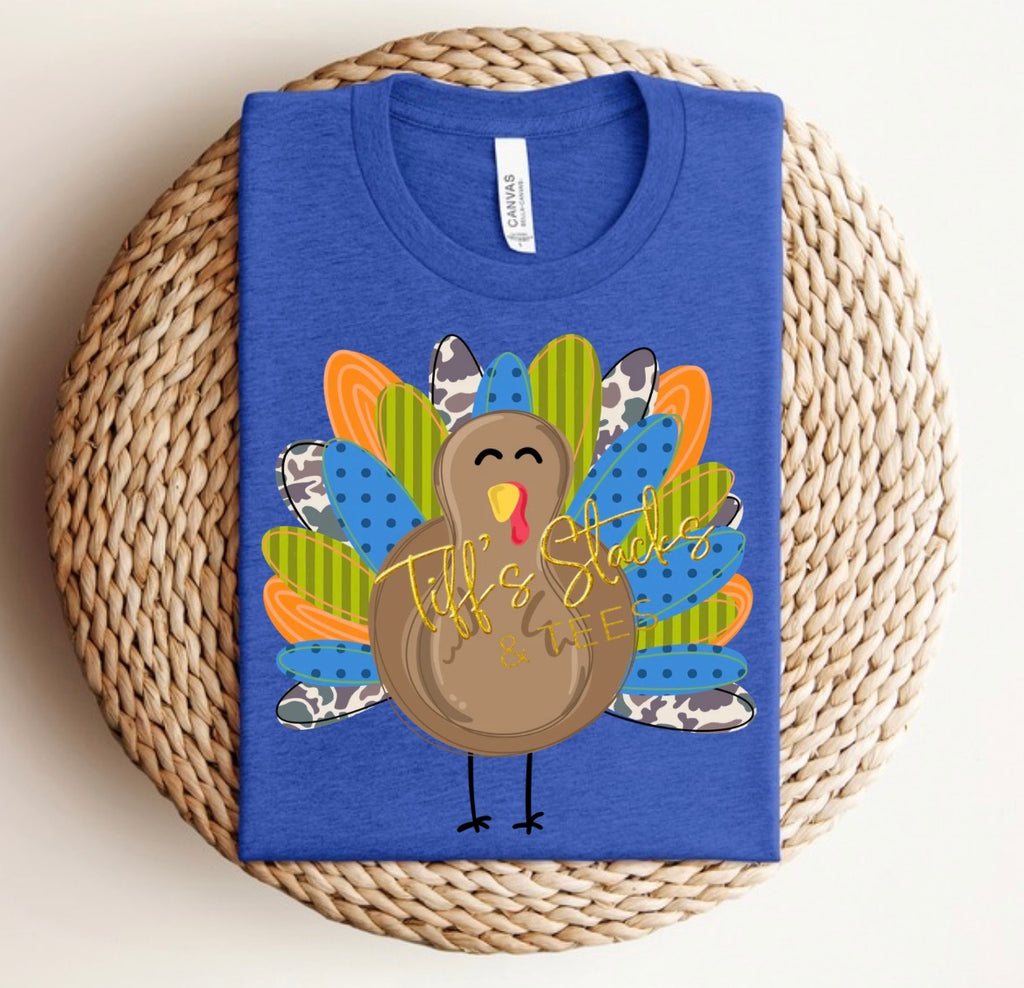 Turkey w/ Camo Feathers