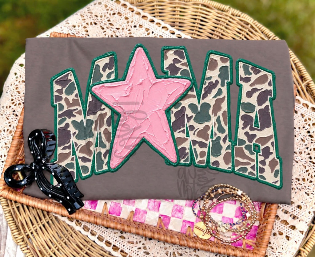 Camo Mama w/ Pink Star
