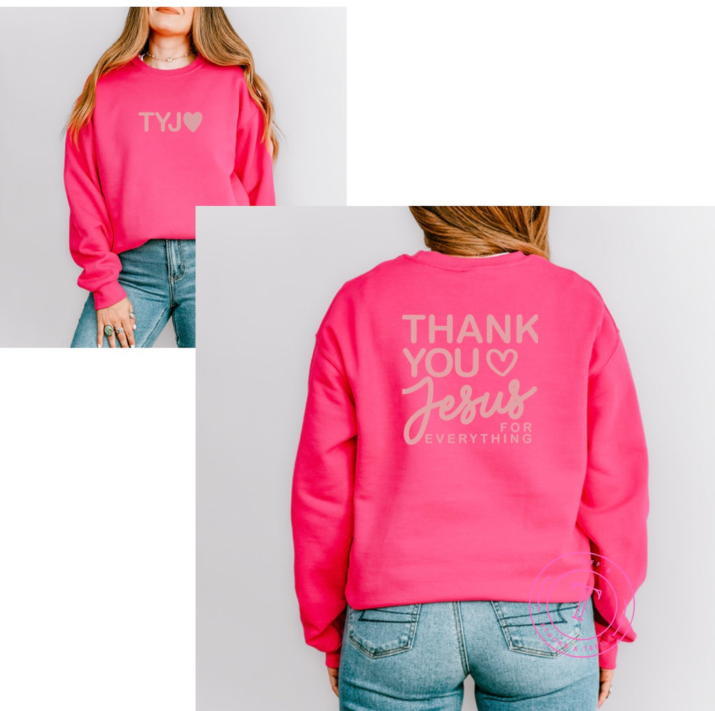 TYJ/Thank You Jesus Front & Back