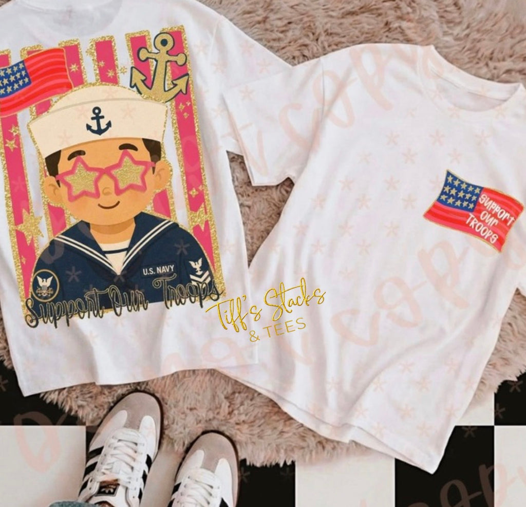 US Navy Folk Glitz