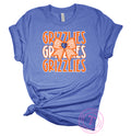Grizzlies Faux Rhinestone Coquette Bow