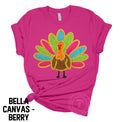 Neon Turkey Faux Yarn