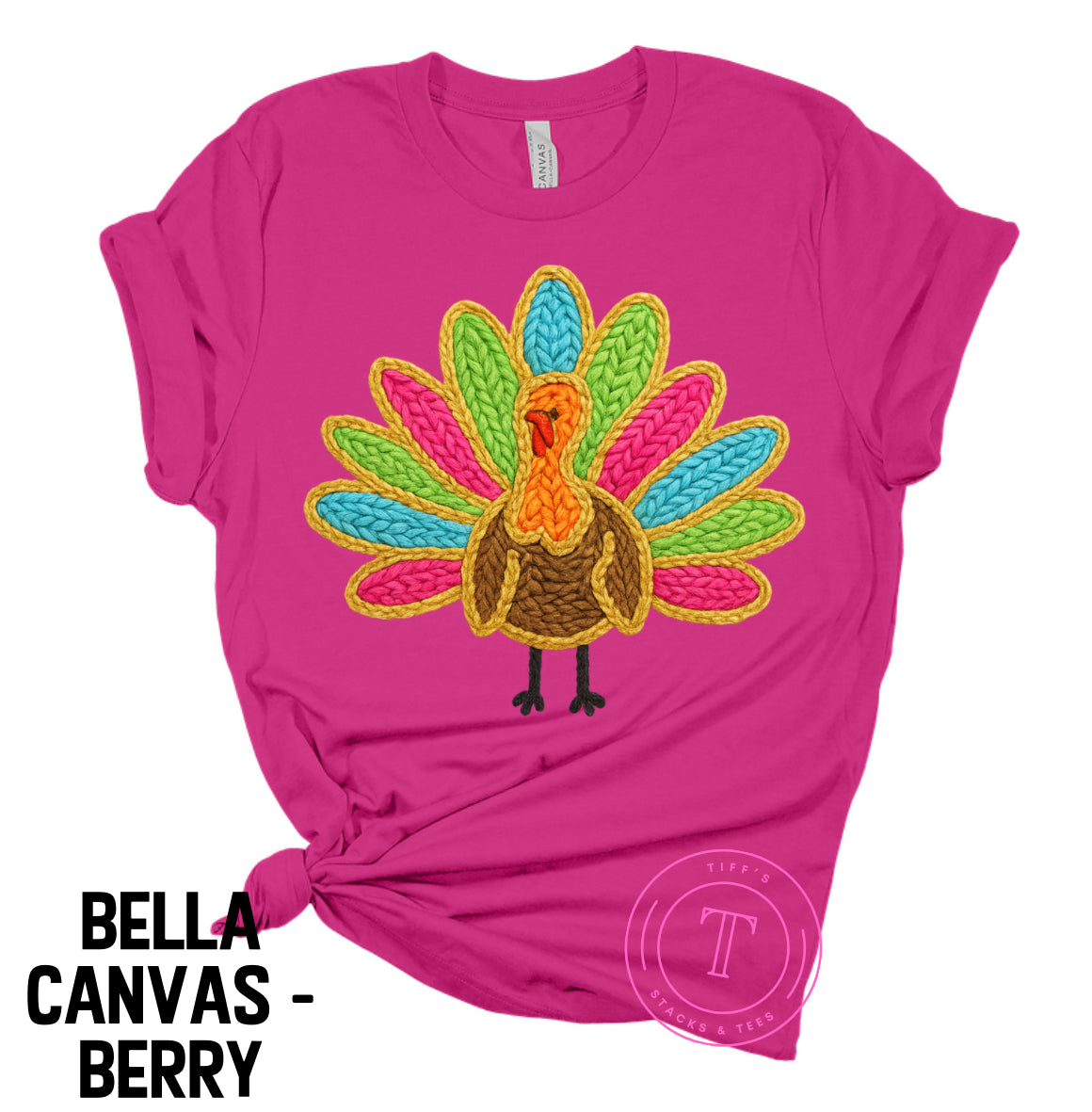 Neon Turkey Faux Yarn