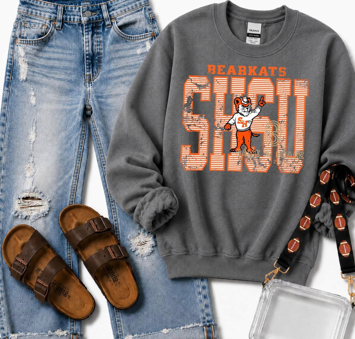 SHSU Bearkats Striped Vintage