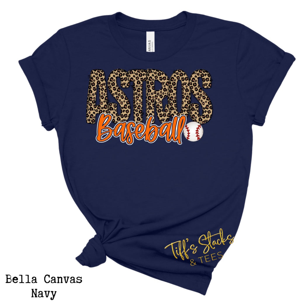 Astros Baseball Cheetah