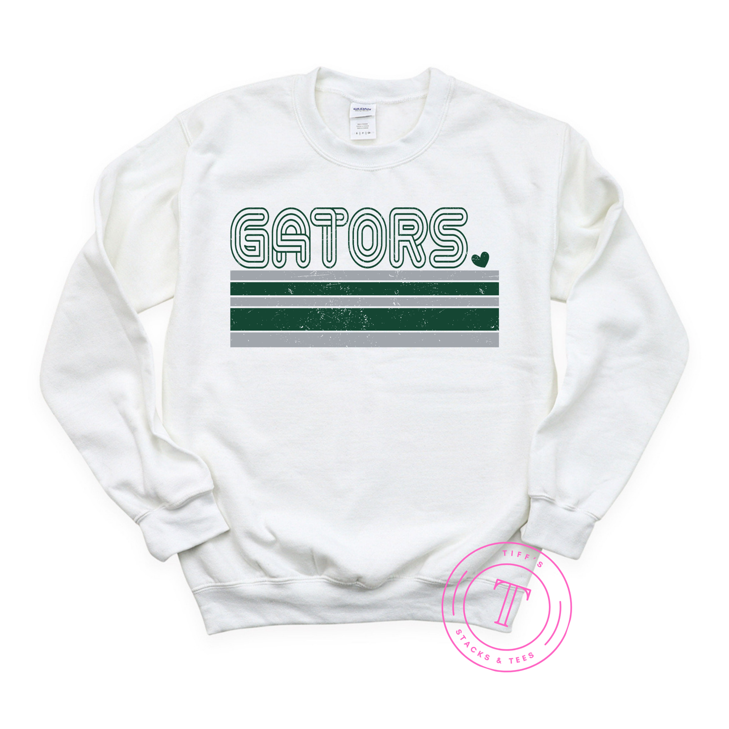 Gators Heart with Lines