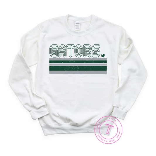 Gators Heart with Lines