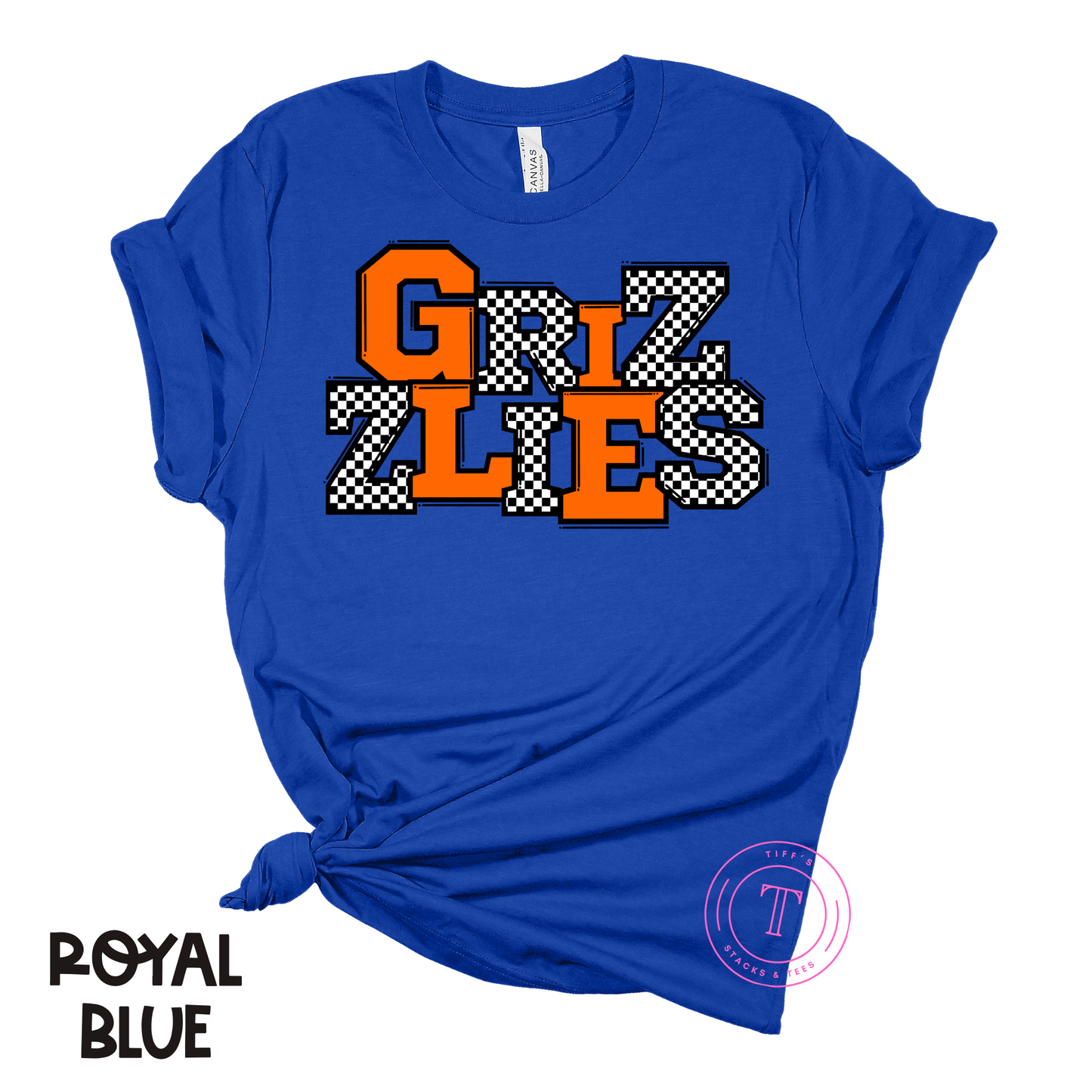 Grizzlies Black/White Checkered