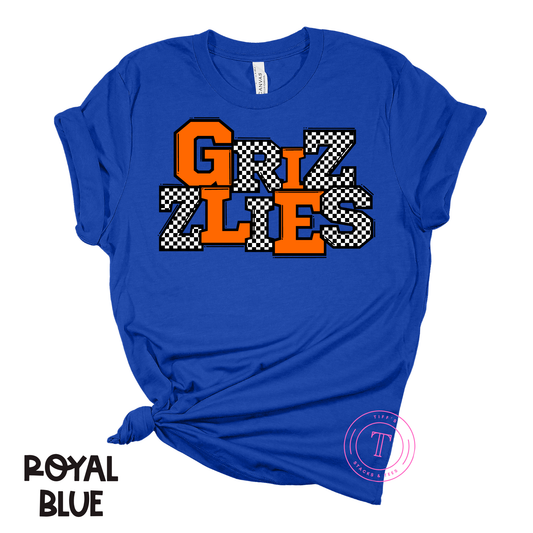 Grizzlies Black/White Checkered