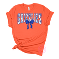 Grizzlies Blue Floral Coquette