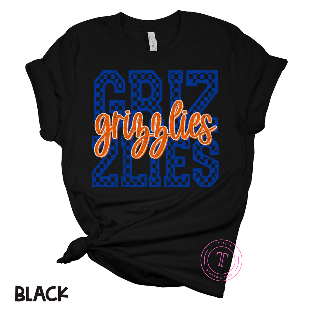 Grizzlies Royal Blue Checkered
