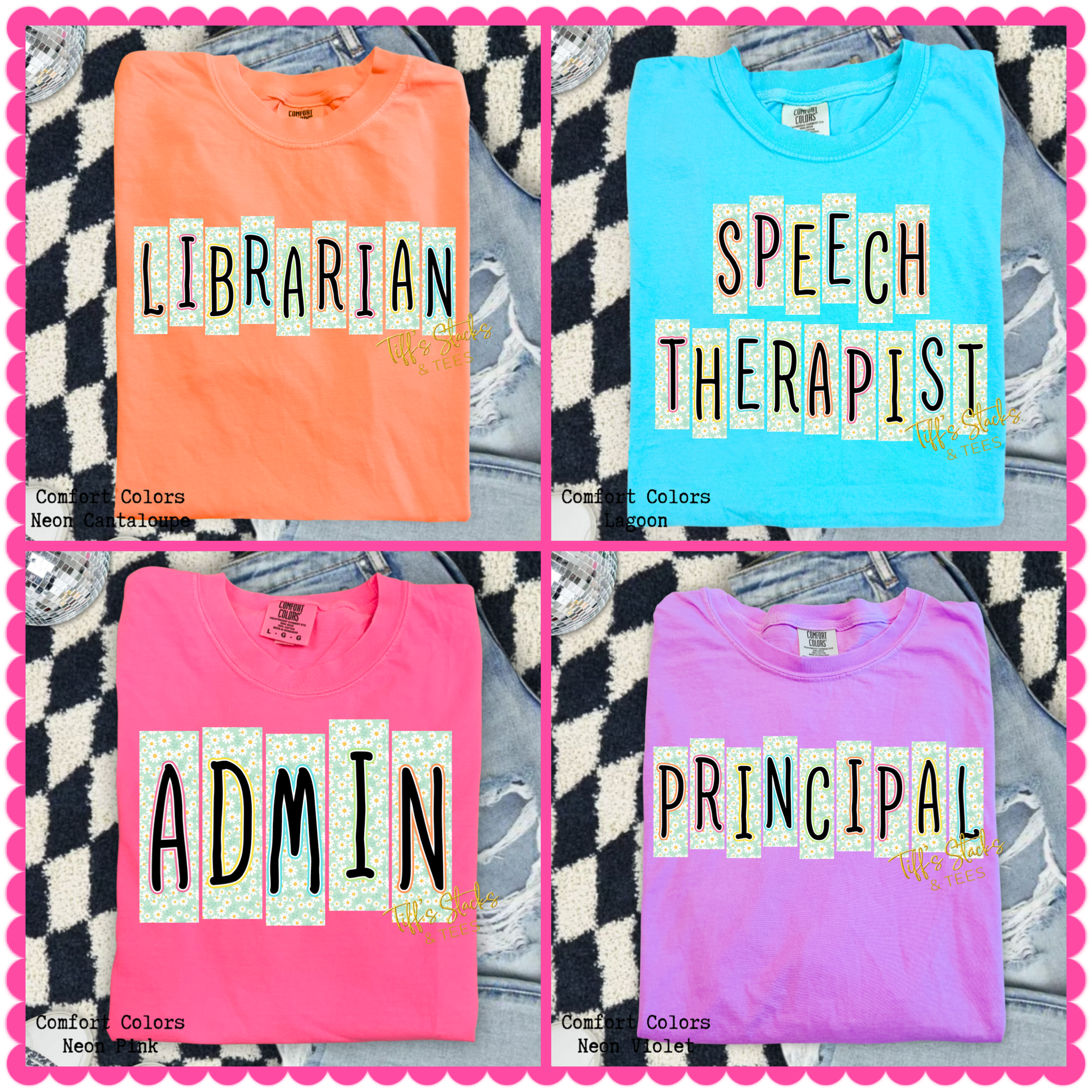 Neon Daisy School Staff