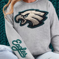 Eagles Faux Yarn w/ Sleeve Print