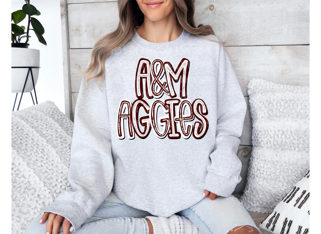 A&M Aggies Whimsey Doodle