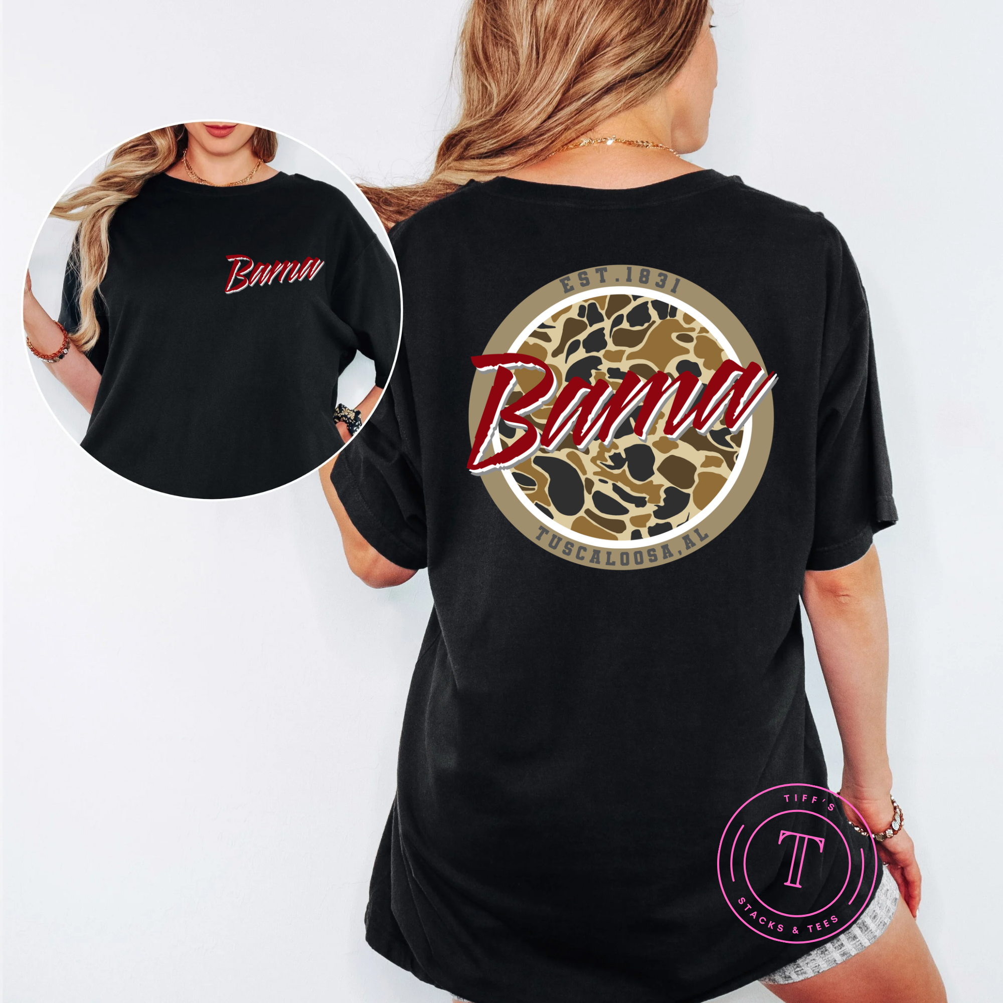 Bama Camo Front & Back