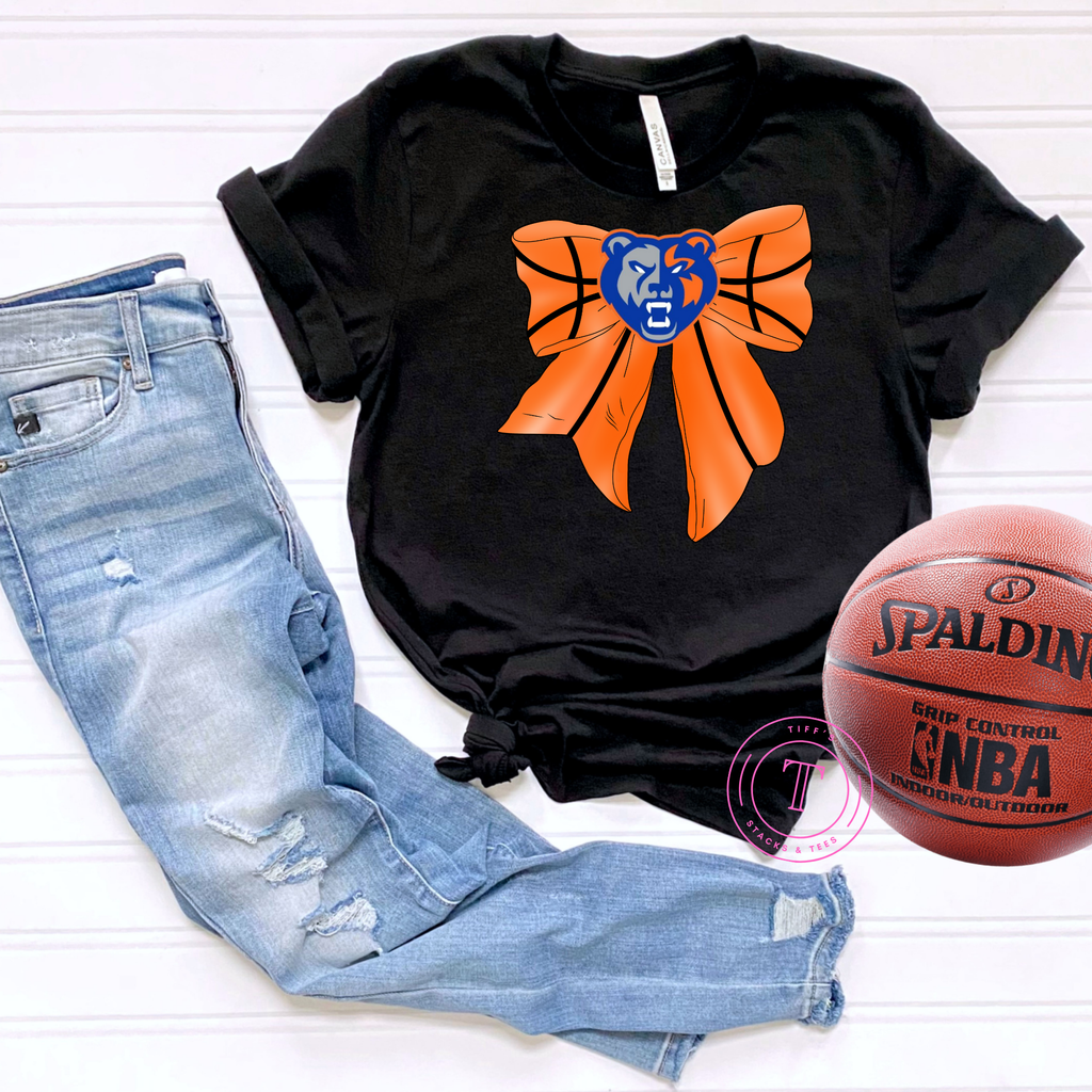 Grizzlies Basketball Coquette Bow