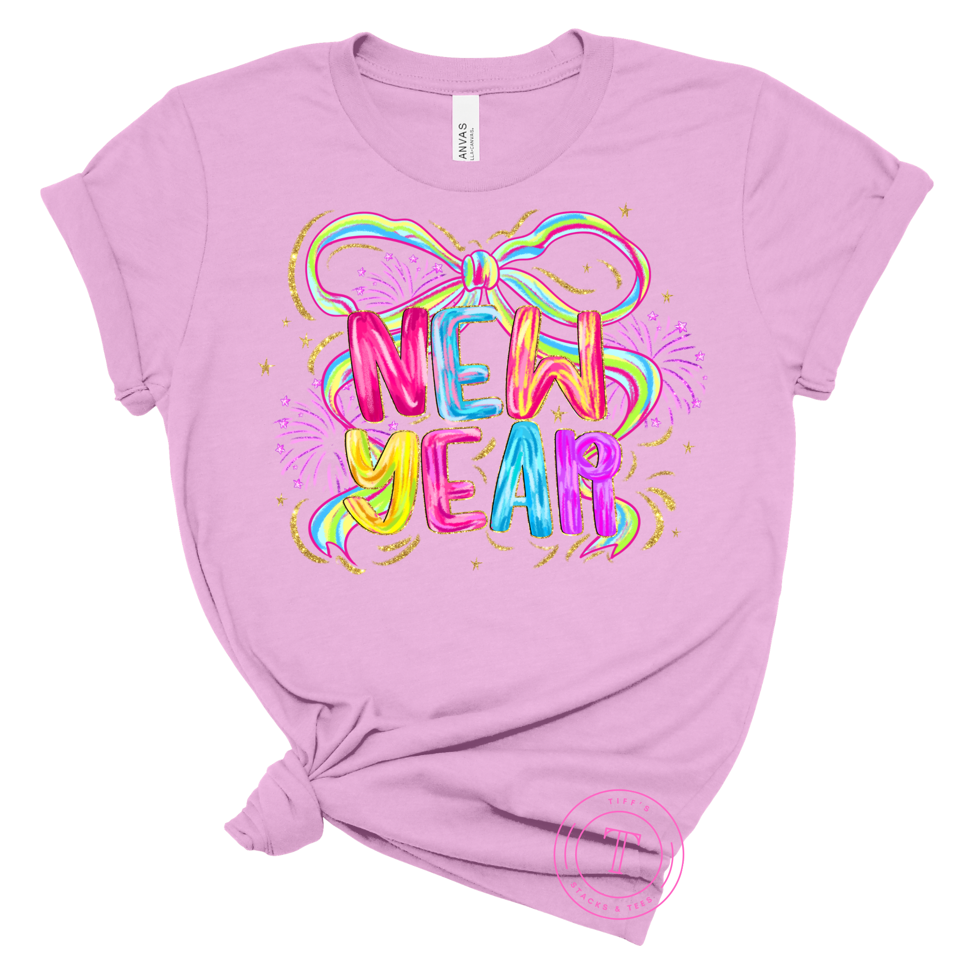 New Year Neon Preppy Coquette Bow