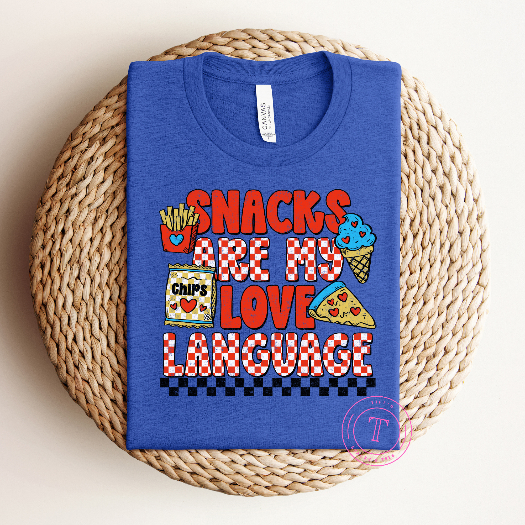 Snacks are my Love Language Blue Youth