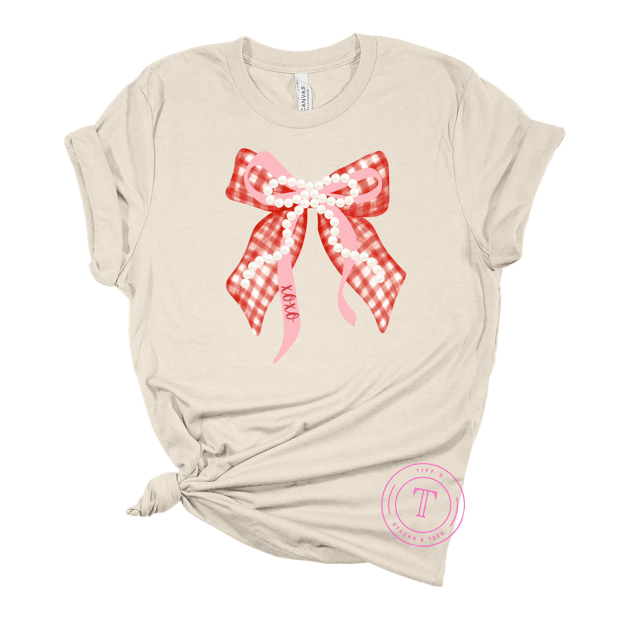XOXO Coquette Bow w/ Pearls Youth