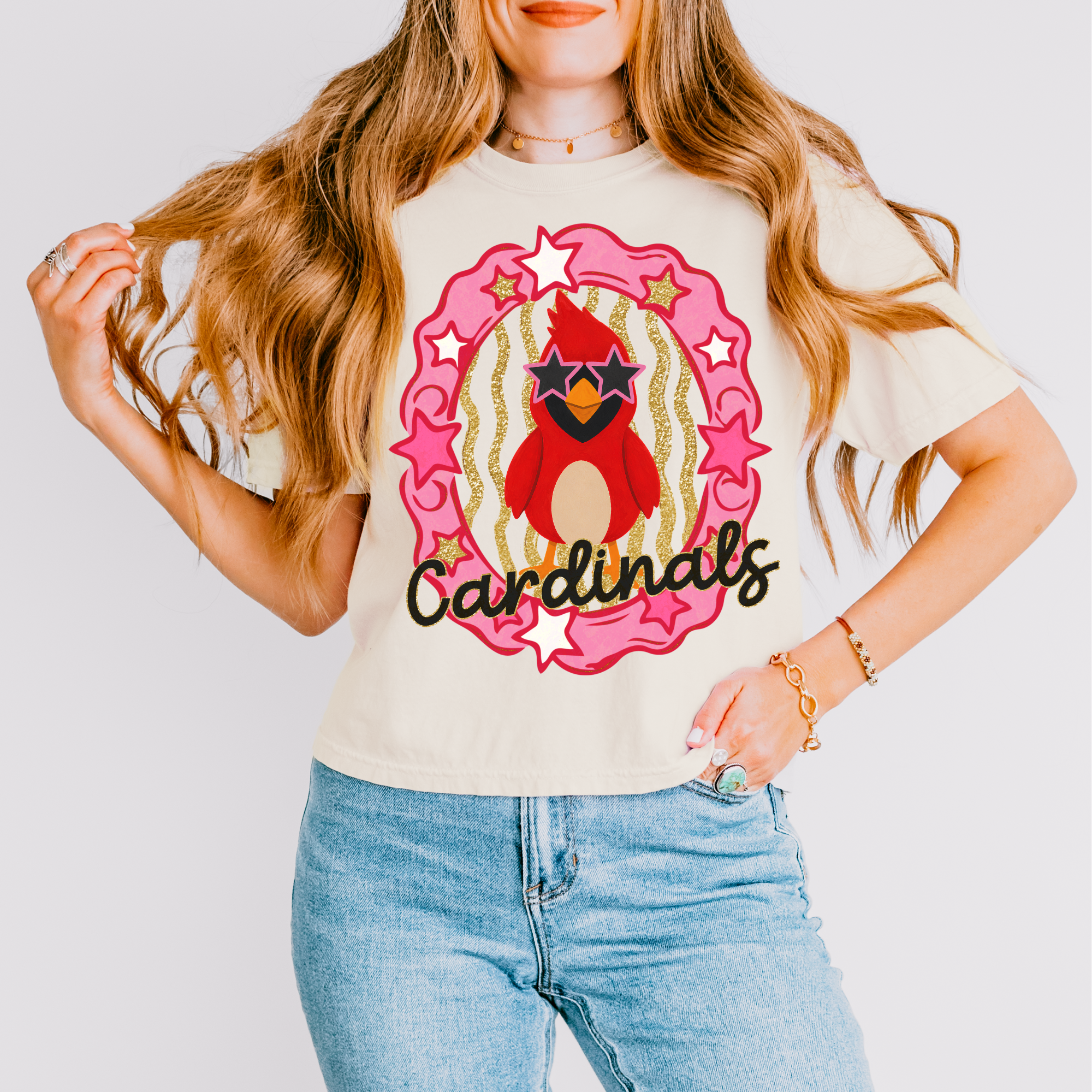 Cardinals Preppy Glitz