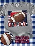 Patriots Realistic Stitching