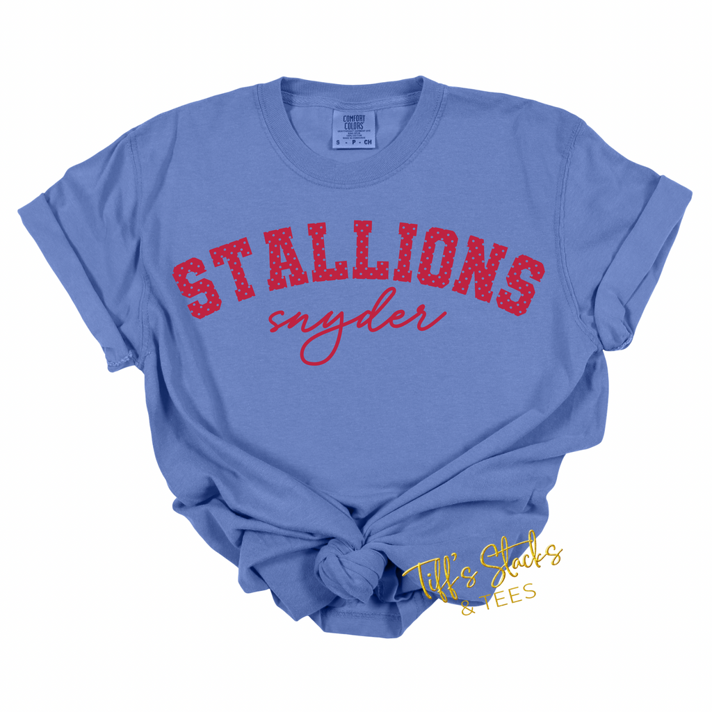 Snyder Stallions Polka Dot Varsity Youth