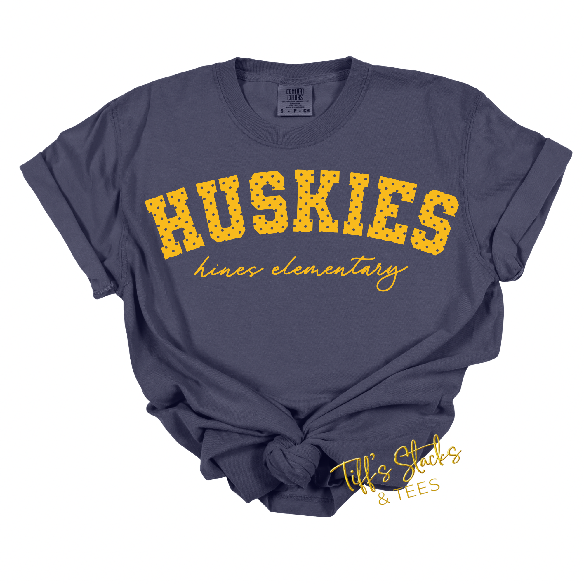 Hines Huskies Polka Dot Varsity