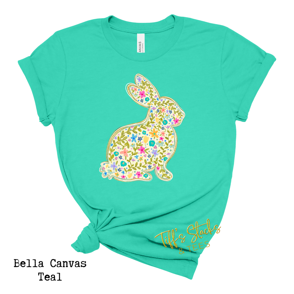 Multi-Color Floral Bunny Youth